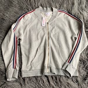 Sundry Striped Track Jacket NWT